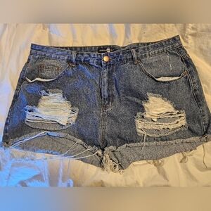 BooHoo Denim Shorts - Size US16